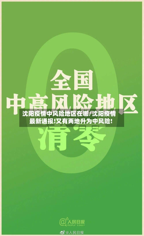 沈阳疫情中风险地区在哪/沈阳疫情最新通报!又有两地升为中风险!
