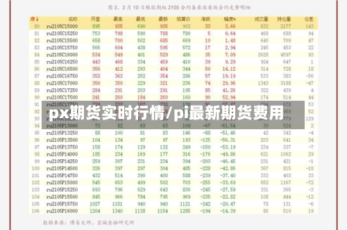 px期货实时行情/pi最新期货费用