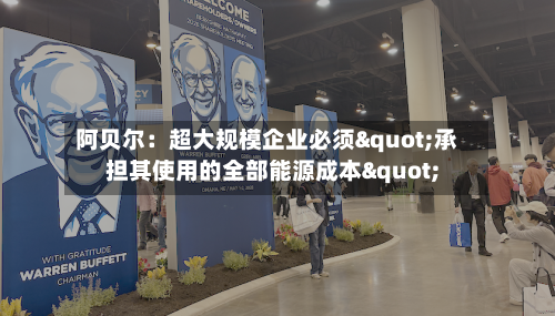 阿贝尔:超大规模企业必须"承担其使用的全部能源成本"-第3张图片