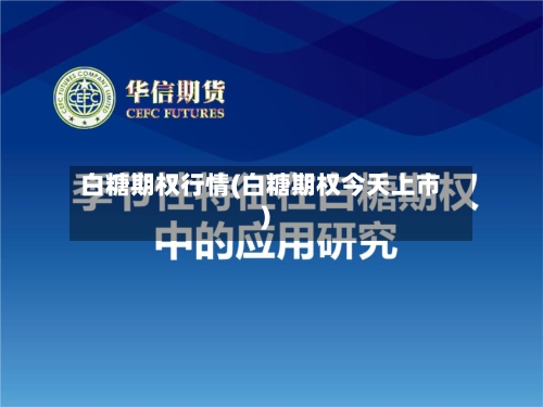 白糖期权行情(白糖期权今天上市)