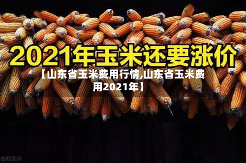 【山东省玉米费用行情,山东省玉米费用2021年】