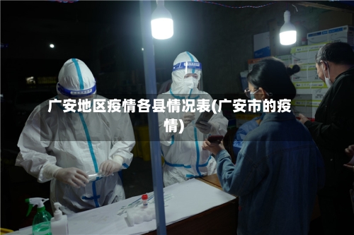 广安地区疫情各县情况表(广安市的疫情)