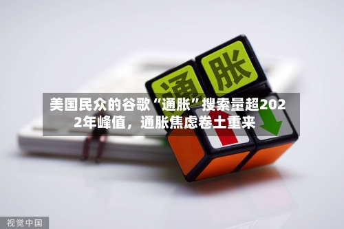 美国民众的谷歌“通胀”搜索量超2022年峰值，通胀焦虑卷土重来-第2张图片