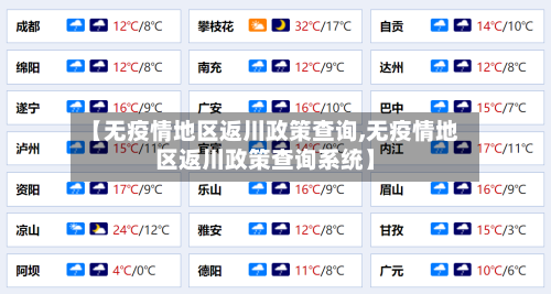 【无疫情地区返川政策查询,无疫情地区返川政策查询系统】